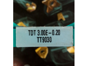 正品特固克槽刀片TDT 3.00E-0.20 TT9080特固克刀具代理