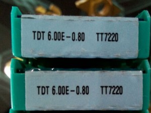 无锡特固克刀具代理TDT 2.65E-0.15 TT6080切槽切断刀片