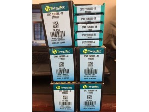 代理特固克铣削刀片3PKT100404R-M TT7080韩国原装进口