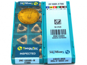 特固克原装铣刀片3PKT100408R-M TT9080批发韩国TaeguTec刀具