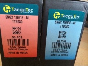 铣刀片 原装特固克SNGX130616-M TT7080浙江特固克刀具代理