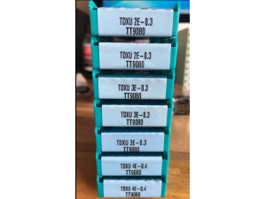 代理特固克数控刀具TDXU4E-0.4/0.8 K10槽刀片 加工铸铁
